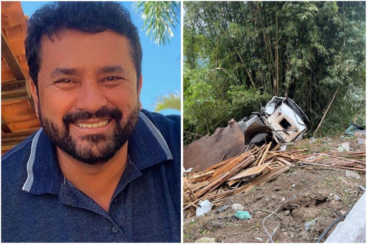 Caminhoneiro de Votuporanga morre em acidente na BR-101 e esposa fica ferida