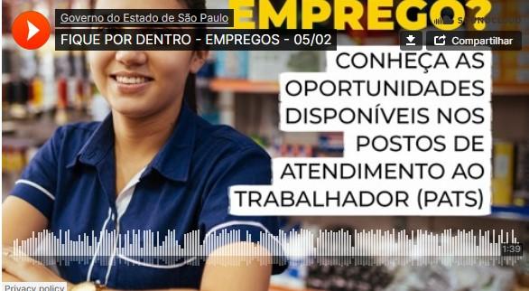 Estado de São Paulo tem mais de 15 mil vagas de emprego abertas