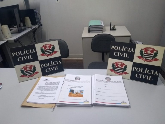 POLÍCIA CIVIL DE JALES CUMPRE MANDADO DE BUSCA E APREENSÃO DE DOCUMENTOS NA PREFEITURA E CRAS DE SANTA RITA D’OESTE