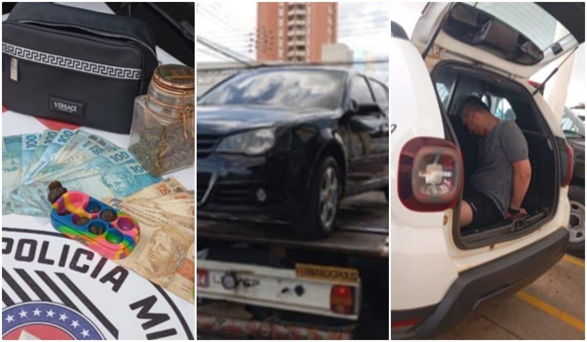 Foragido da PM é preso com maconha e THC em Fernandópolis