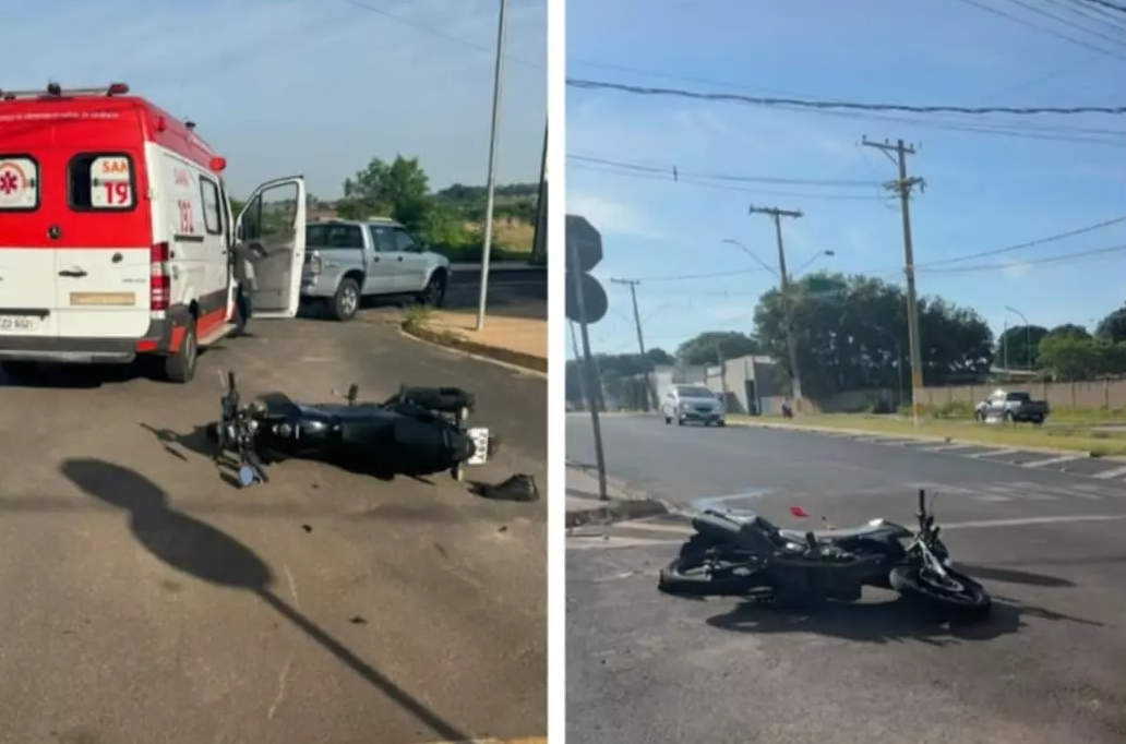 Condutor foge após causar acidente com três veículos em Fernandópolis