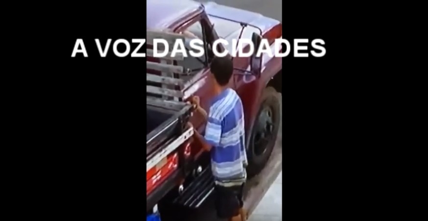 Jales - Rapaz que aparece furtando caminhão, já foi solto pela Justiça em audiência de custódia, ele acaba de ser preso de novo !