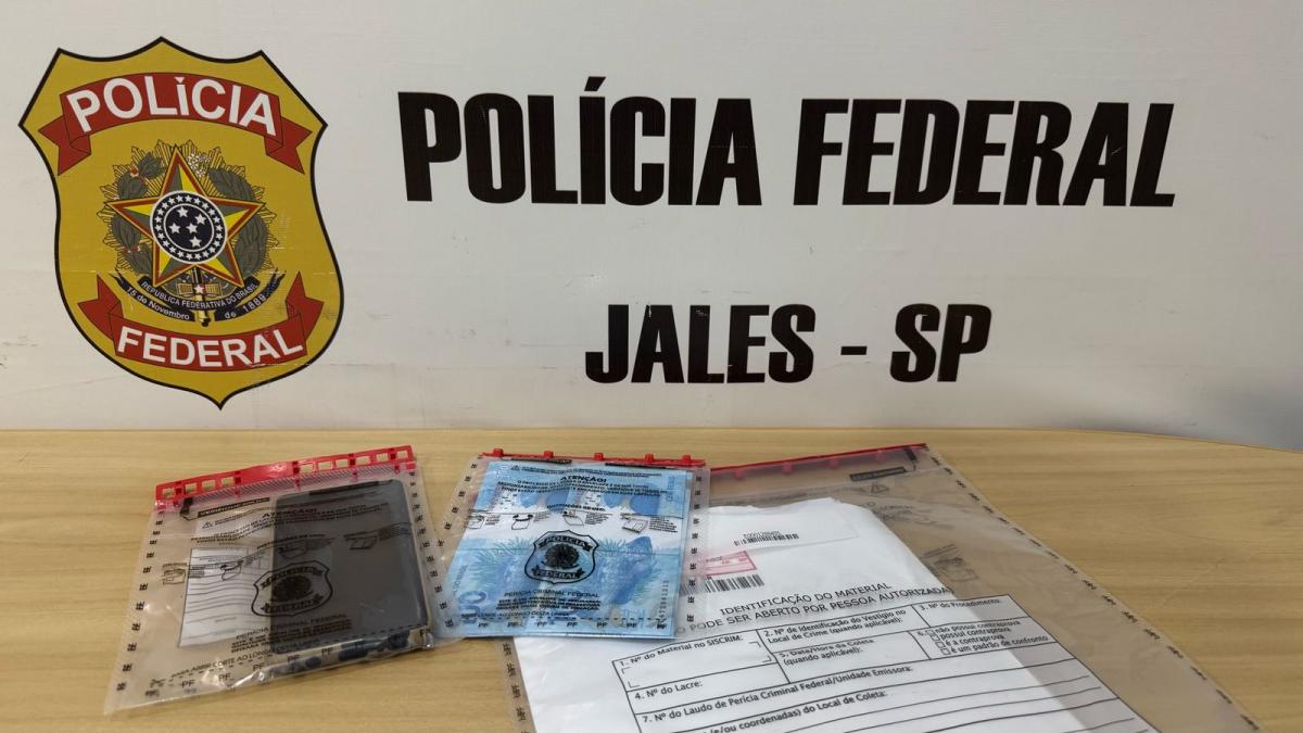 POLÍCIA FEDERAL prende homem com cédulas falsas em FERNANDOPÓLIS/SP