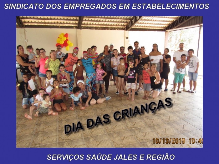 Jales - Sindicato Dos Empregados Em Estabelecimentos Serviços Saúde, promove dia Das Crianças